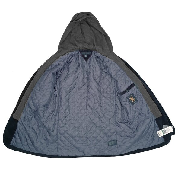 NEW Tommy Hilfiger Sportcoat Blazer Navy Weathered Corduroy Light Poly Insulated - Picture 4 of 4